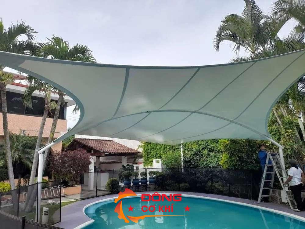 Mẫu Mái Che Buly Cho Hồ Bơi Biệt Thự