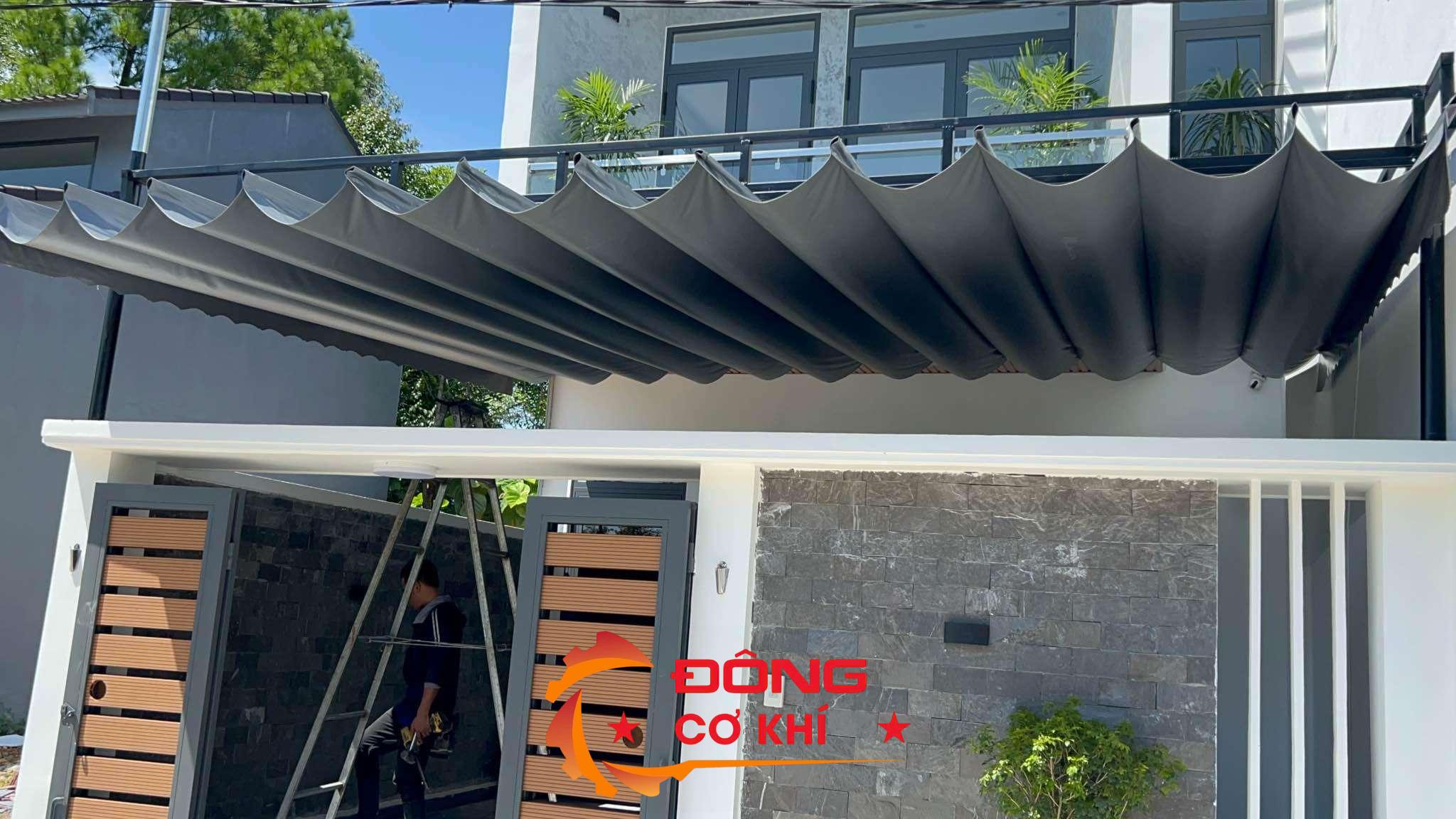 Mẫu Mái Che Buly Cho Sân Trước Nhà Phố