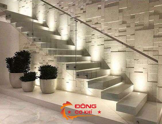 Cầu Thang Bê Tông Ốp Đá