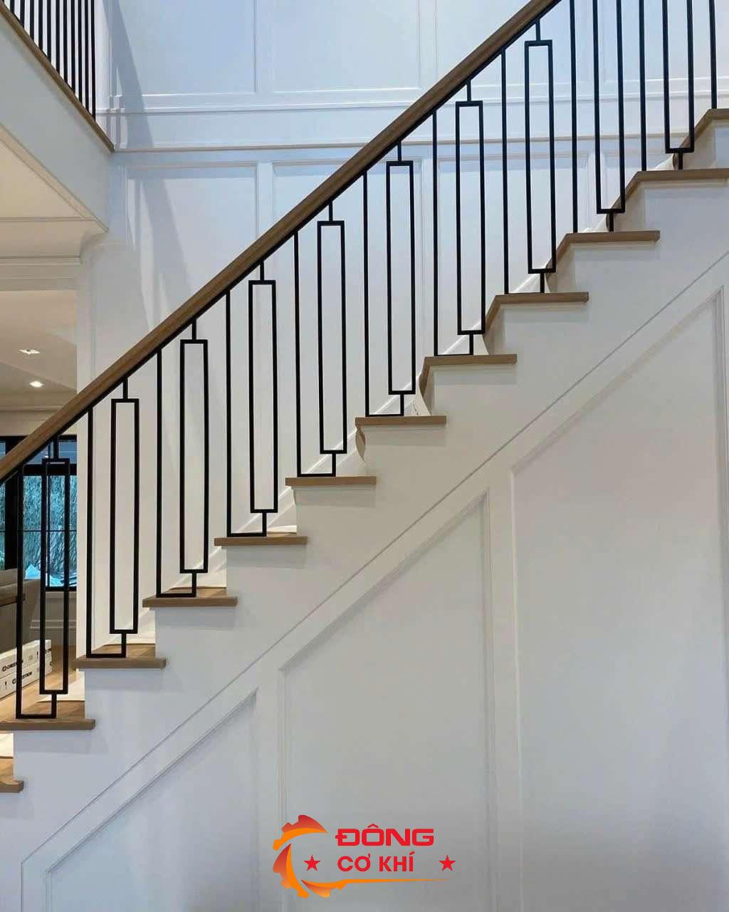 Cầu thang sắt – Bền, giá rẻ, phù hợp nhà ống