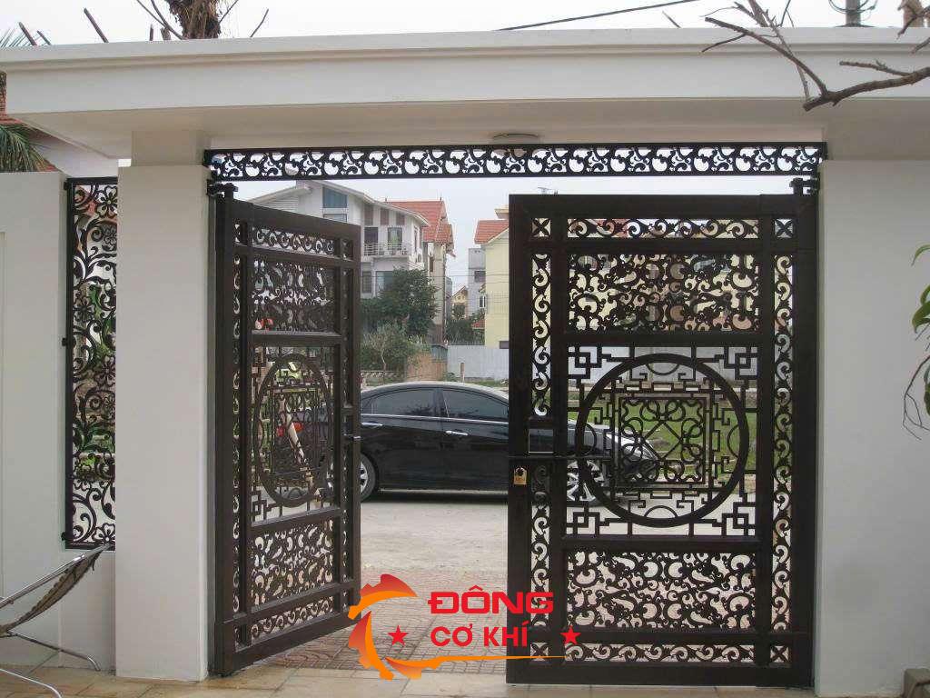 Cửa sắt hiện đại tối giản